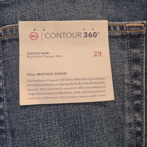 AG Adriano Goldschmied Alexxis Slim High Rise Vintage Slim Jeans -NWT - Picture 10 of 13
